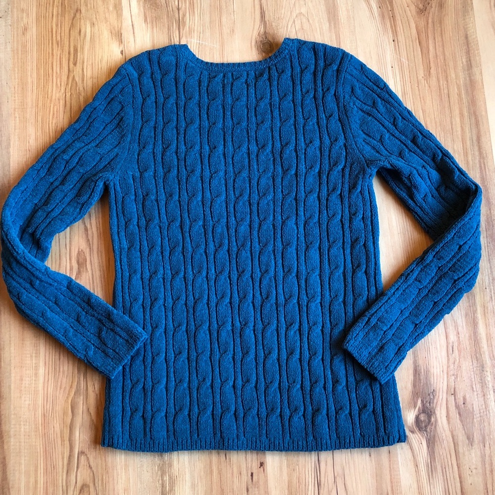 CROFT & BARROW Soft Sweater Small Blue Women’s - Picture 2 of 16